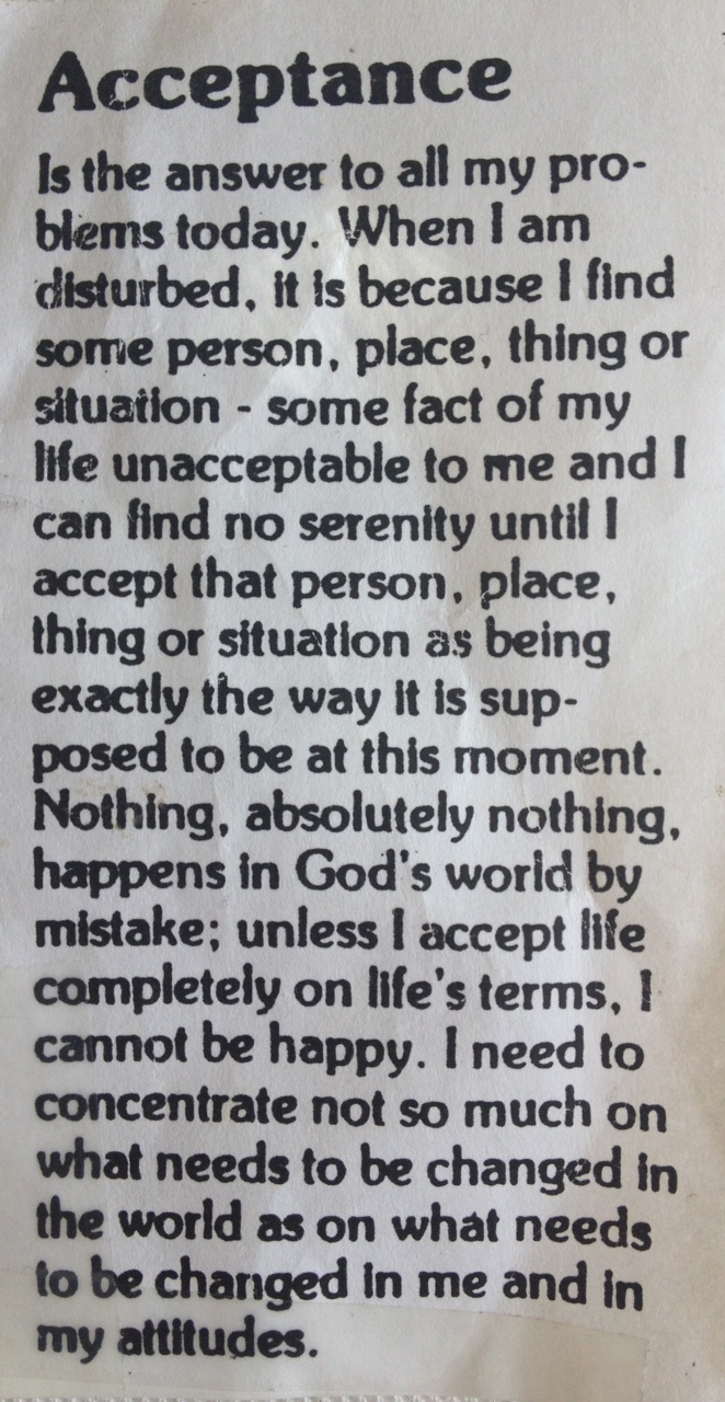 acceptance