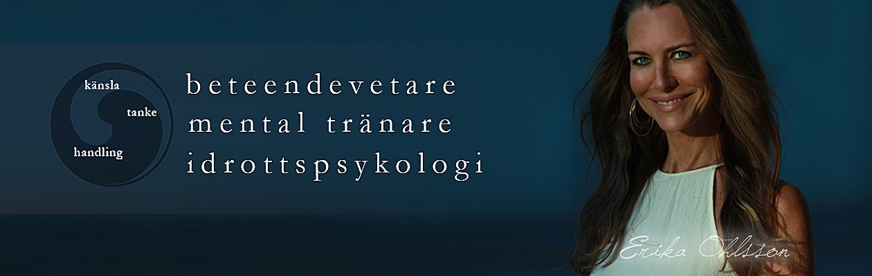 Mental tränare, beteendevetare, KBT, idrottspsykologi, Stockholm